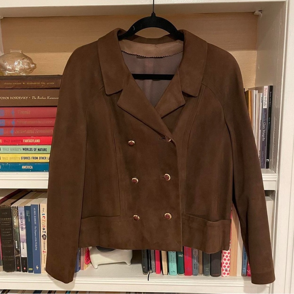Classic luxe suede jacket
